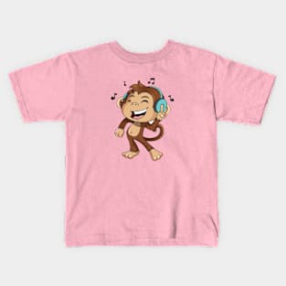 The monkey music Kids T-Shirt